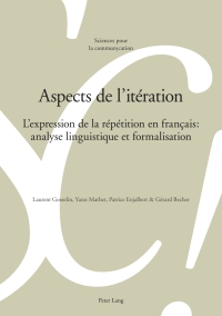 Imagen de portada: Aspects de litération 1st edition 9783034314152
