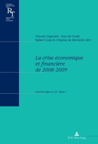 Titelbild: La crise économique et financière de 2008-2009 1st edition 9789052015392