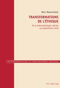 Imagen de portada: Transformations de l’éthique 1st edition 9789052016658