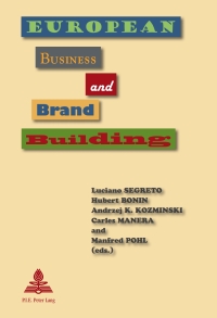 Imagen de portada: European Business and Brand Building 1st edition 9789052017938
