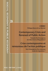 Imagen de portada: Contemporary Crisis and Renewal of Public Action / Crise contemporaine et renouveau de l’action publique 1st edition 9789052017419
