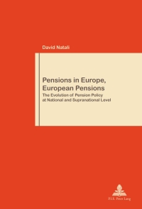 Cover image: Pensions in Europe, European Pensions 1st edition 9789052014609