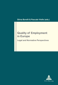 Imagen de portada: Quality of Employment in Europe 1st edition 9789052018881