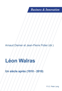 Titelbild: Léon Walras 1st edition 9782875740458