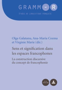 Imagen de portada: Sens et signification dans les espaces francophones 1st edition 9782875740861
