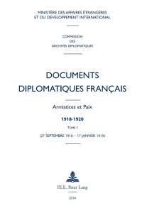 表紙画像: Documents diplomatiques français 1st edition 9782875742346