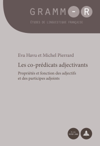 Cover image: Les co-prédicats adjectivants 1st edition 9782875742209