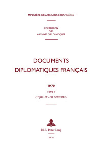 Cover image: Documents diplomatiques français 1st edition 9782875741523