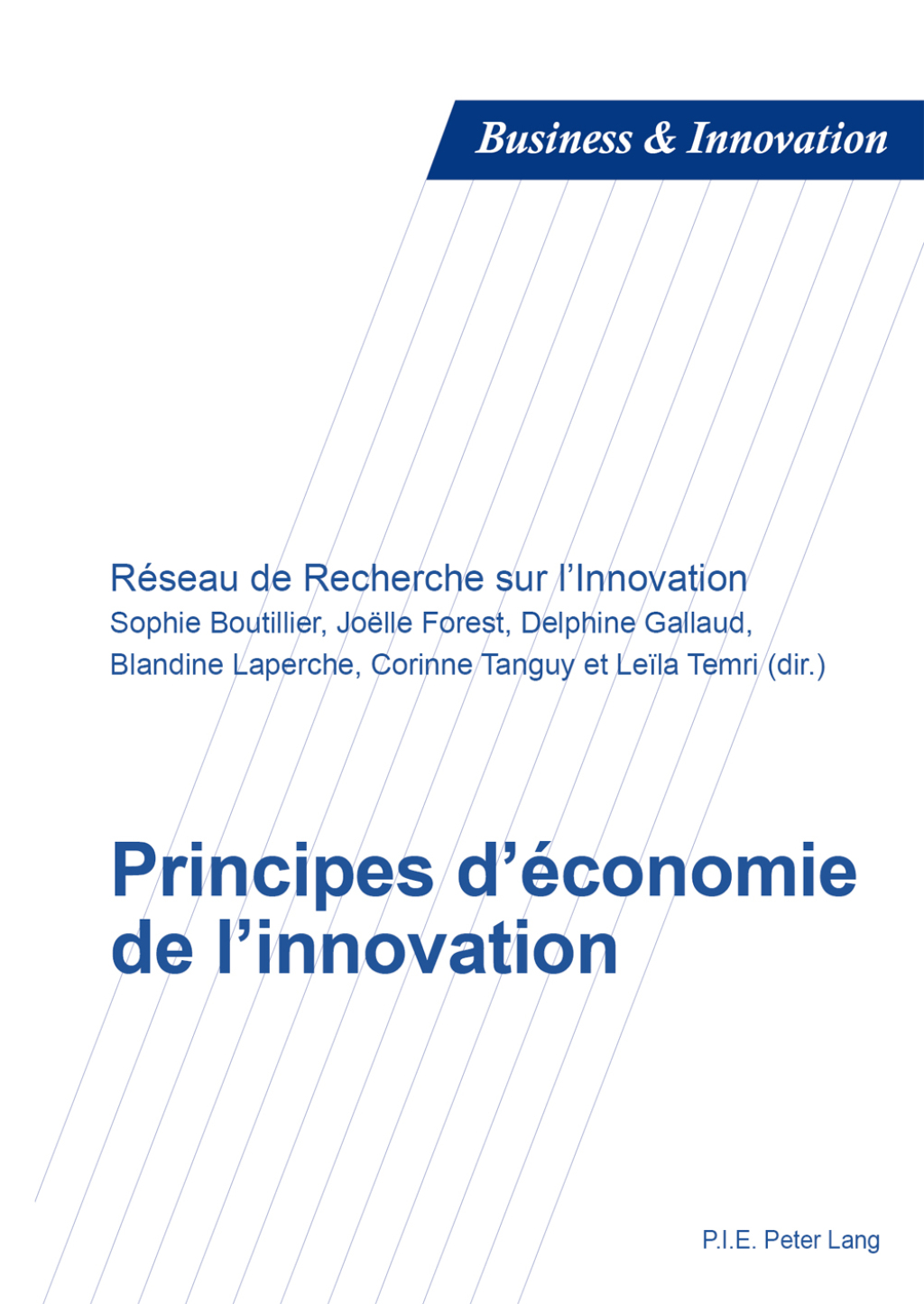 Principes d’économie de l’innovation 1st Edition