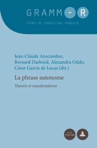 Cover image: La phrase autonome 1st edition 9782875743312