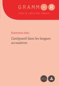 Imagen de portada: L’antipassif dans les langues accusatives 1st edition 9782875743220