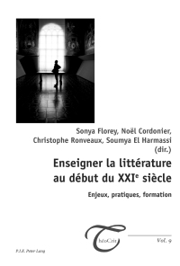 Cover image: Enseigner la littérature au début du XXIe siècle 1st edition 9782875742841