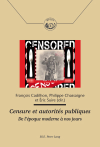 Cover image: Censure et autorités publiques 1st edition 9782875742735