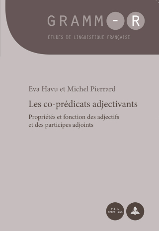 Immagine di copertina: Les co-prédicats adjectivants 1st edition 9782875742209