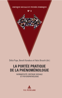صورة الغلاف: La portée pratique de la phénoménologie 1st edition 9782875742148