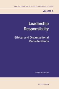 Cover image: Leadership Responsibility 1st edition 9783039119332
