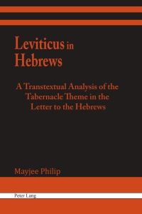 Cover image: Leviticus in Hebrews 1st edition 9783034302579