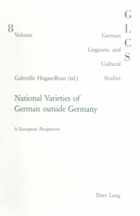 Cover image: National Varieties of German outside Germany 1st edition 9783906765587