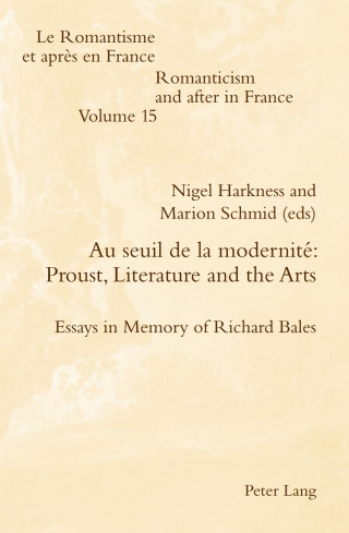 Cover image: Au seuil de la modernité: Proust, Literature and the Arts 1st edition 9783039118915