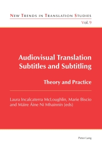 Cover image: Audiovisual Translation – Subtitles and Subtitling 1st edition 9783034302999