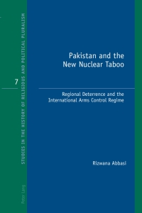 Cover image: Pakistan and the New Nuclear Taboo 1st edition 9783034302722