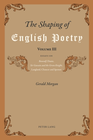 Cover image: The Shaping of English Poetry- Volume III 1st edition 9783034309158