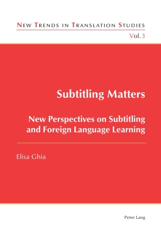 Cover image: Subtitling Matters 1st edition 9783034308434