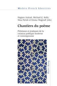 Imagen de portada: Chantiers du poème 1st edition 9783034308007