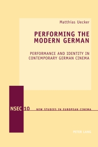 Cover image: Performing the Modern German 1st edition 9783034309721