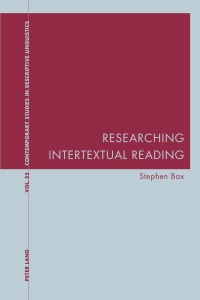 Imagen de portada: Researching Intertextual Reading 1st edition 9783034307697
