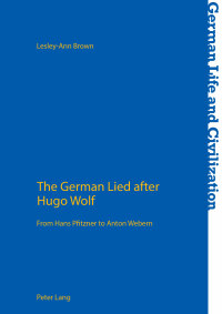 Cover image: The German «Lied» after Hugo Wolf 1st edition 9783034318884