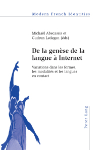 Imagen de portada: De la genèse de la langue à Internet 1st edition 9783034317986