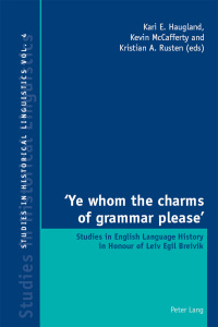 Imagen de portada: ‘Ye whom the charms of grammar please’ 1st edition 9783034317795