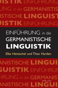 Omslagafbeelding: Einfuehrung in die germanistische Linguistik 1st edition 9783034317405