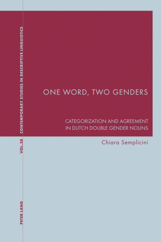 Imagen de portada: One Word, Two Genders 1st edition 9783034309271
