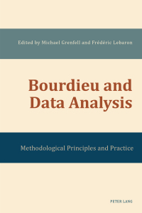 表紙画像: Bourdieu and Data Analysis 1st edition 9783034308786