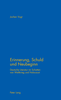 Imagen de portada: Erinnerung, Schuld und Neubeginn 1st edition 9783034308557
