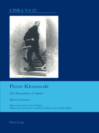 Cover image: Pierre Klossowski 1st edition 9783034302098