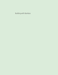 صورة الغلاف: Building with Bamboo 2nd edition 9783035610246