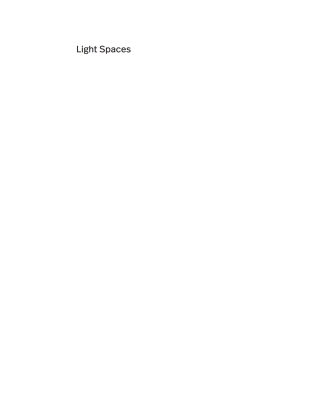Cover image: Light Spaces 1st edition 9783035611120