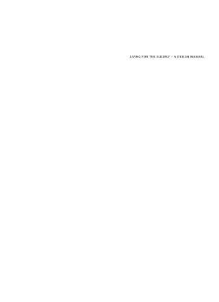 Cover image: Living for the Elderly 2nd edition 9783035608441