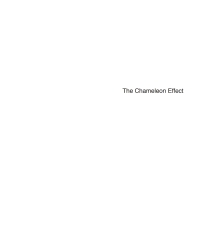 صورة الغلاف: The Chameleon Effect 1st edition 9783035611908