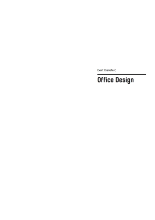 Imagen de portada: Basics Office Design 1st edition 9783035613827