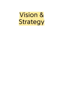 Omslagafbeelding: Vision & Strategy 1st edition 9783035614923