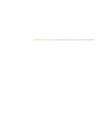 صورة الغلاف: Refining Nature 1st edition 9783035616101