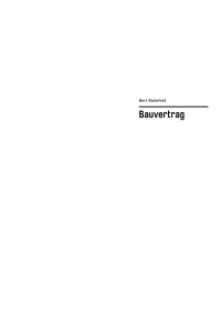 Immagine di copertina: Basics Bauvertrag 1st edition 9783035615623