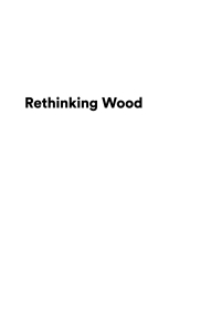 Cover image: Rethinking Wood 1st edition 9783035616897