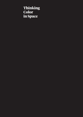 表紙画像: Thinking Color in Space 1st edition 9783035615968