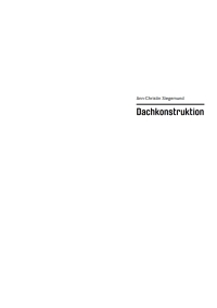 Titelbild: Basics Dachkonstruktion 1st edition 9783035619416