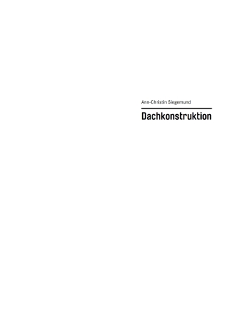Omslagafbeelding: Basics Dachkonstruktion 1st edition 9783035619416